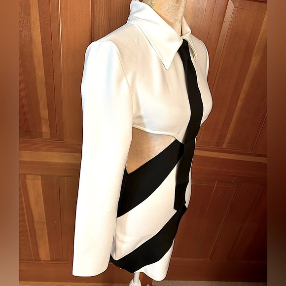 Cut Out Tie Mini Dress - Picture 16 of 16